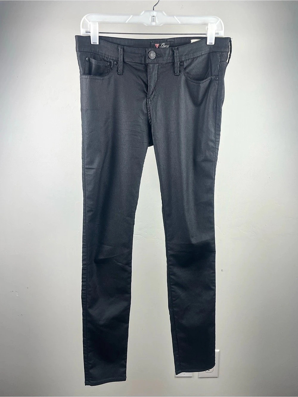 GUESS Maxine Fit Low Rise Jegging Skinny Jeans Black Waist 30